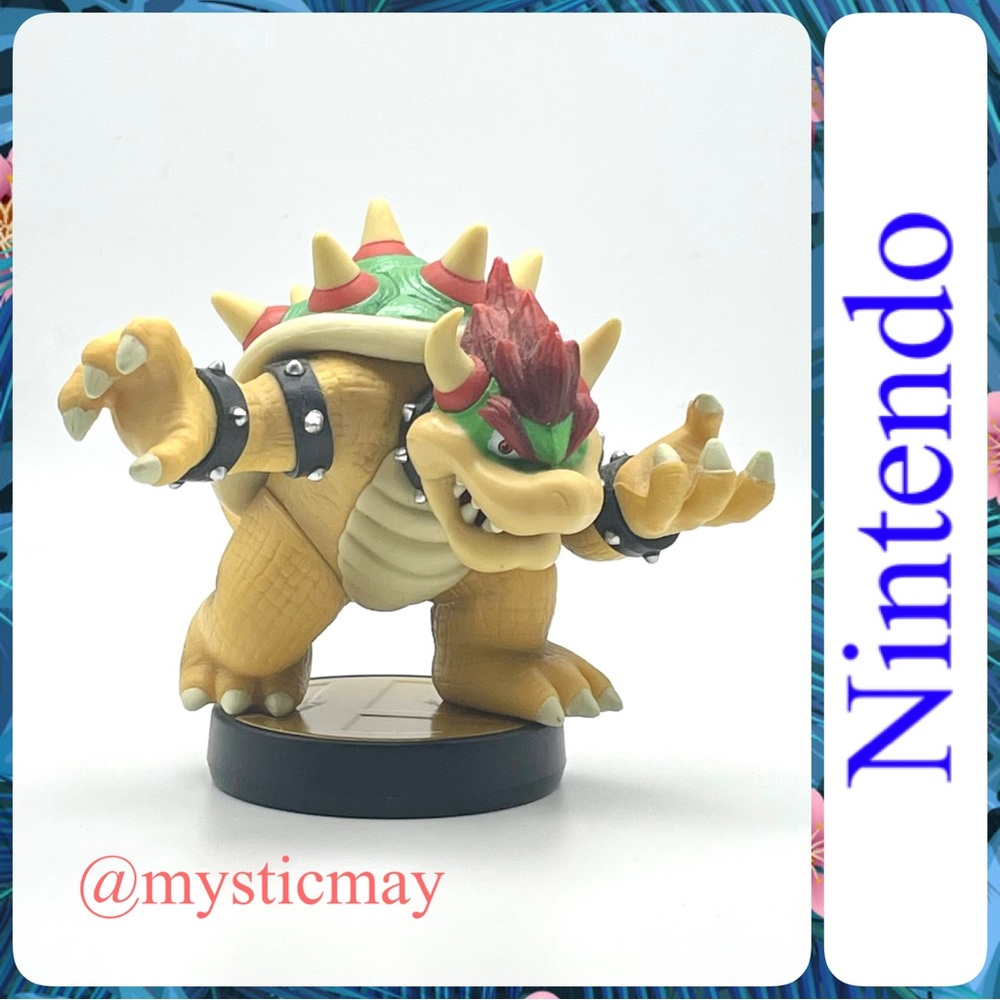 NINTENDO Super Smash Bros BOWSER Amiibo Figure Super Mario for Switch 3DS Wii U
